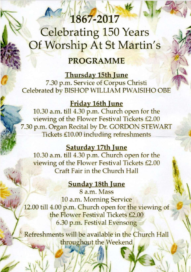 St Martin's Flower Festival